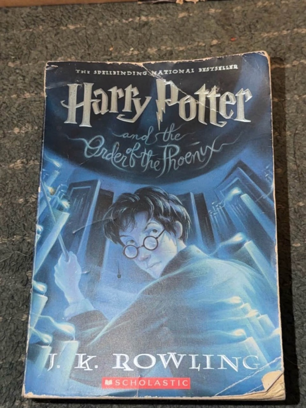 Scholastic Paperback — Blue Illustrated Cover